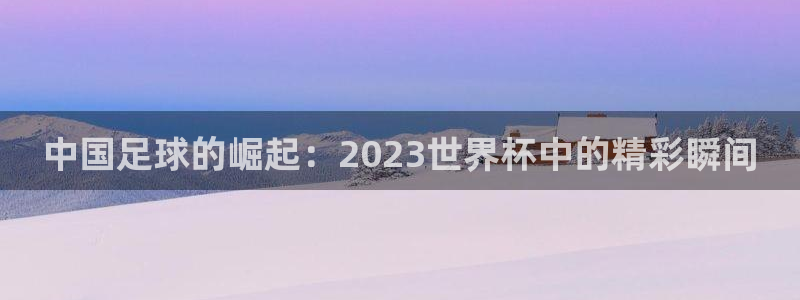 世预赛欧洲赛程表：中国足球的崛起：2023世界杯中的精彩瞬间